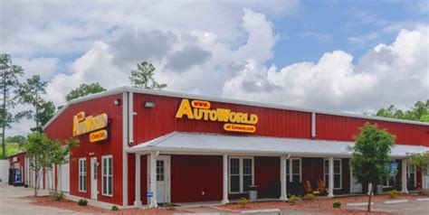 Autoworld of conway - Contact our PreOwned dealership in Conway SC. Hwy 90 Store 843-399-2279; Classic Store 843-347-2500; 5333 Hwy 90, Conway, SC 29526; ... AutoWorld of Conway 5333 Hwy 90 